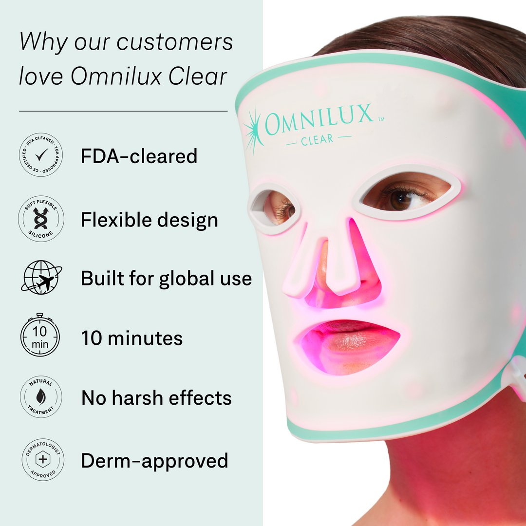 Omnilux Clear LED Face Mask