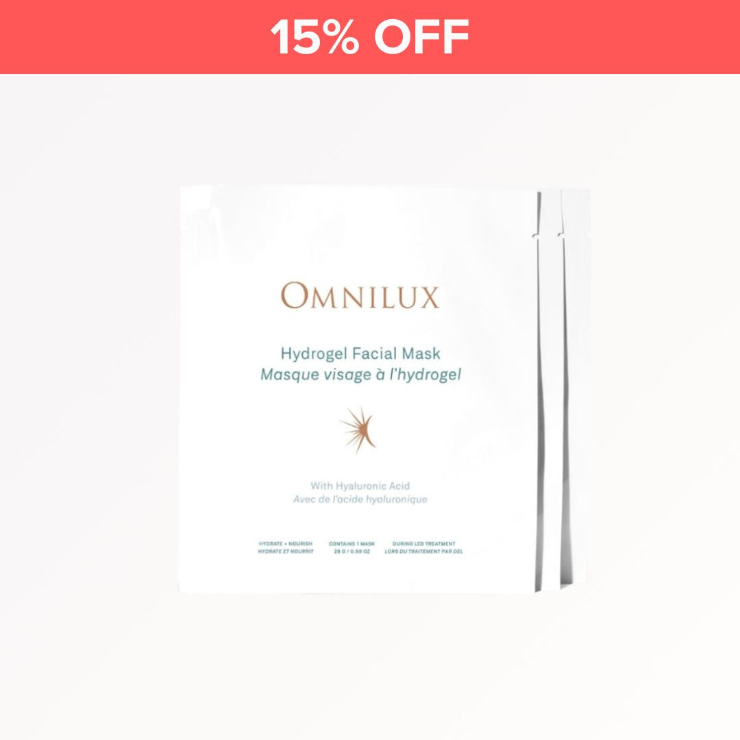 Omnilux Hydrogel Facial Mask - 3 Pack