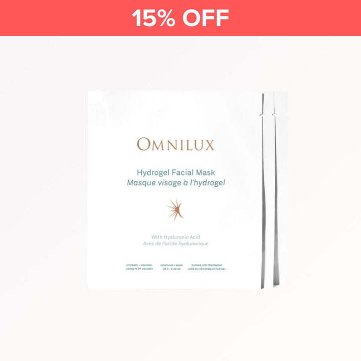 Omnilux Hydrogel Facial Mask - 3 Pack