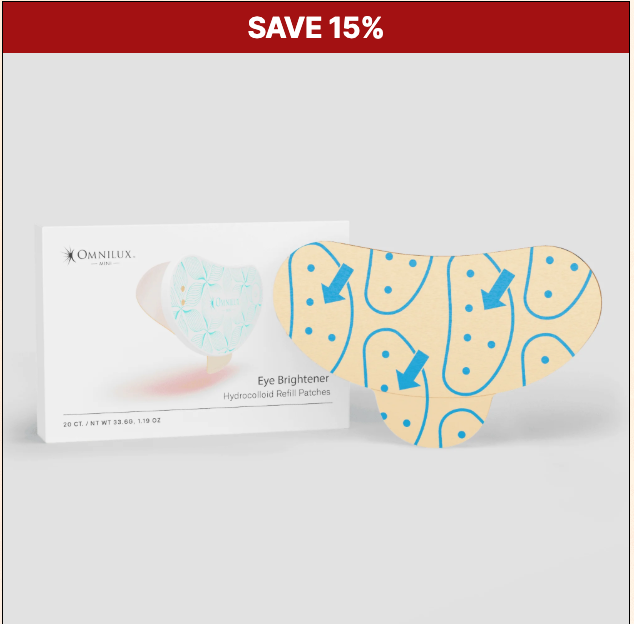 Omnilux Eye Brightener Hydrocolloid Refill Patches (20 ct)
