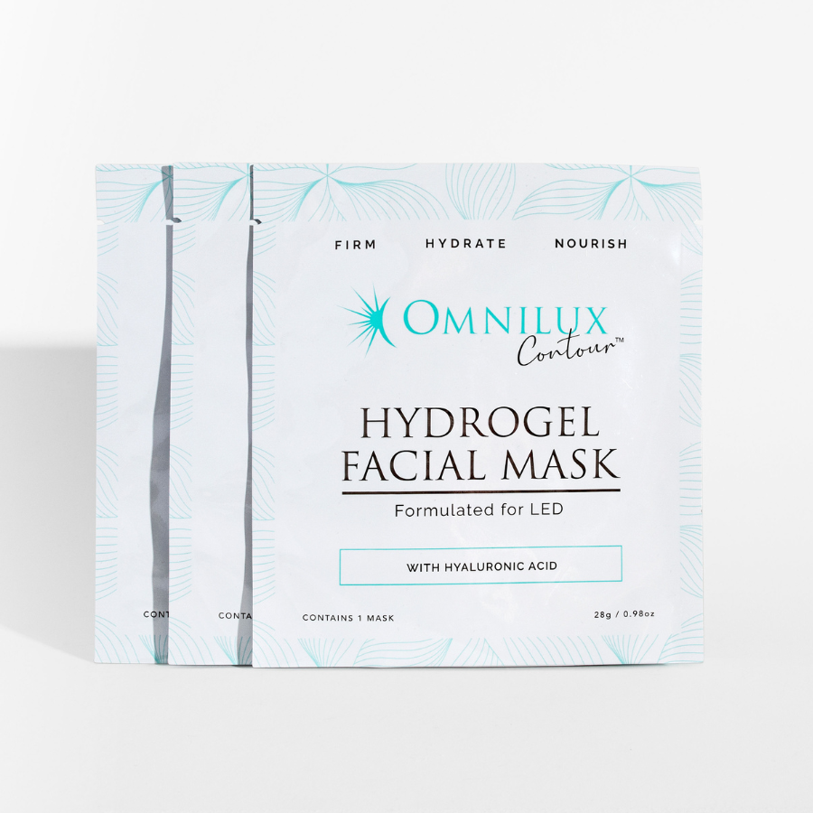 Omnilux Hydrogel Facial Mask - 3 Pack