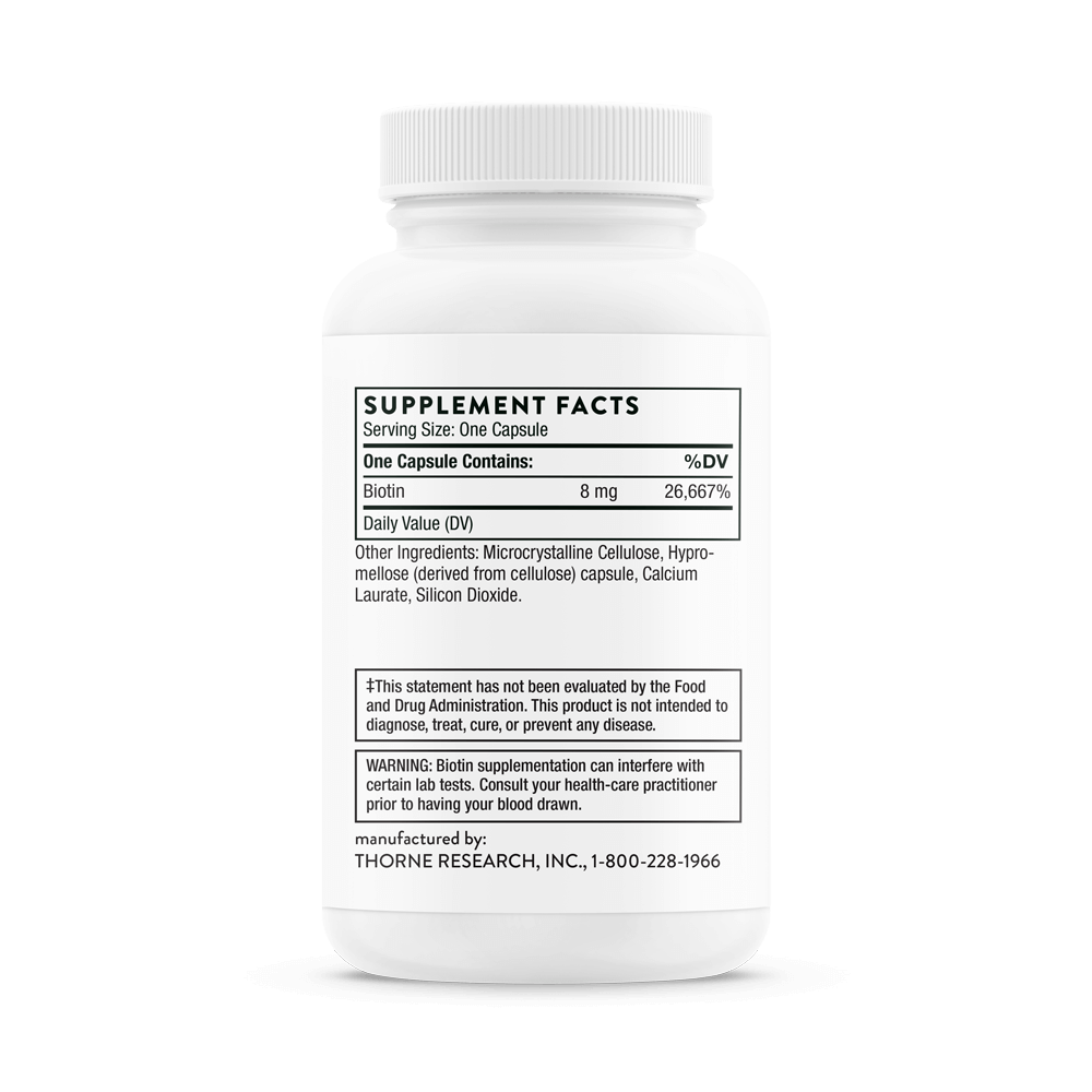 Biotin - 60 capsules