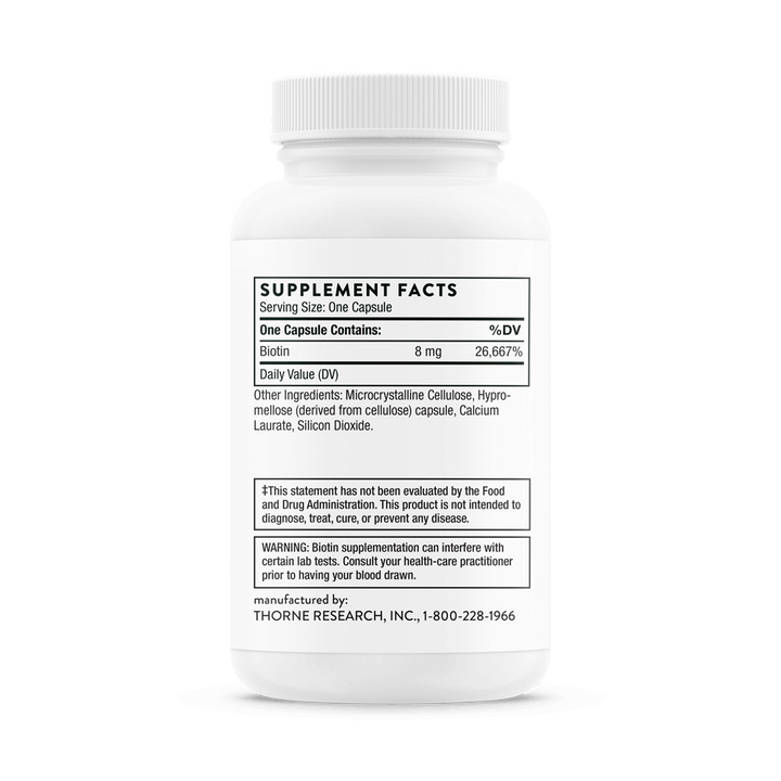 Biotin - 60 capsules