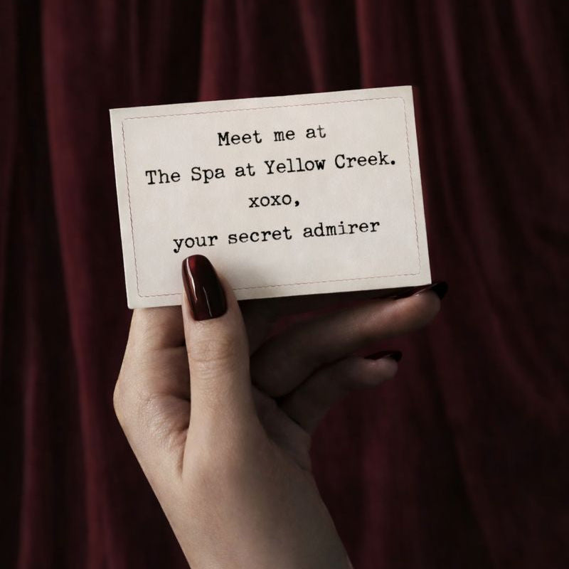The Secret Admirer Spa Package