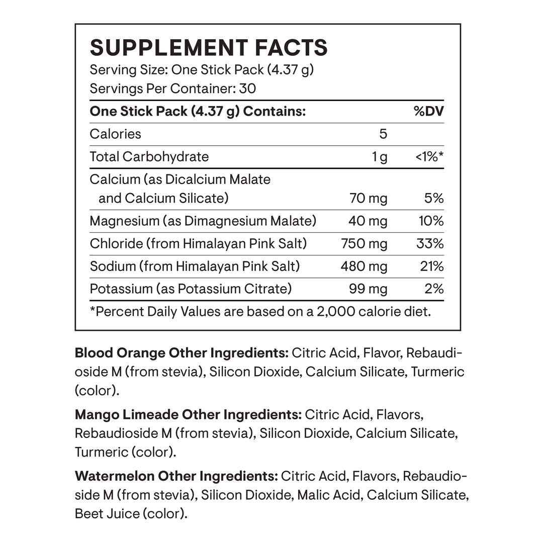 Daily Electrolytes Variety Pack - 30 packs