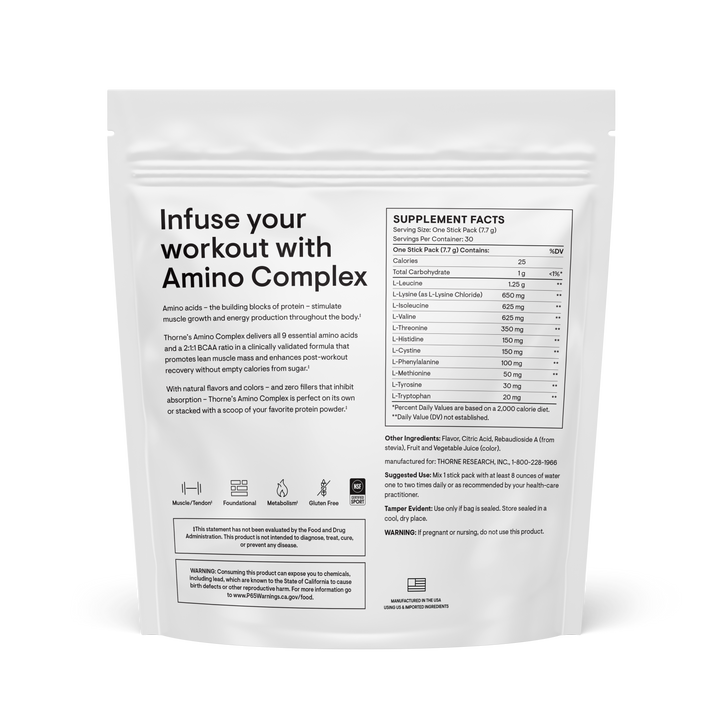 Amino Complex Travel Packs - 30 Pack