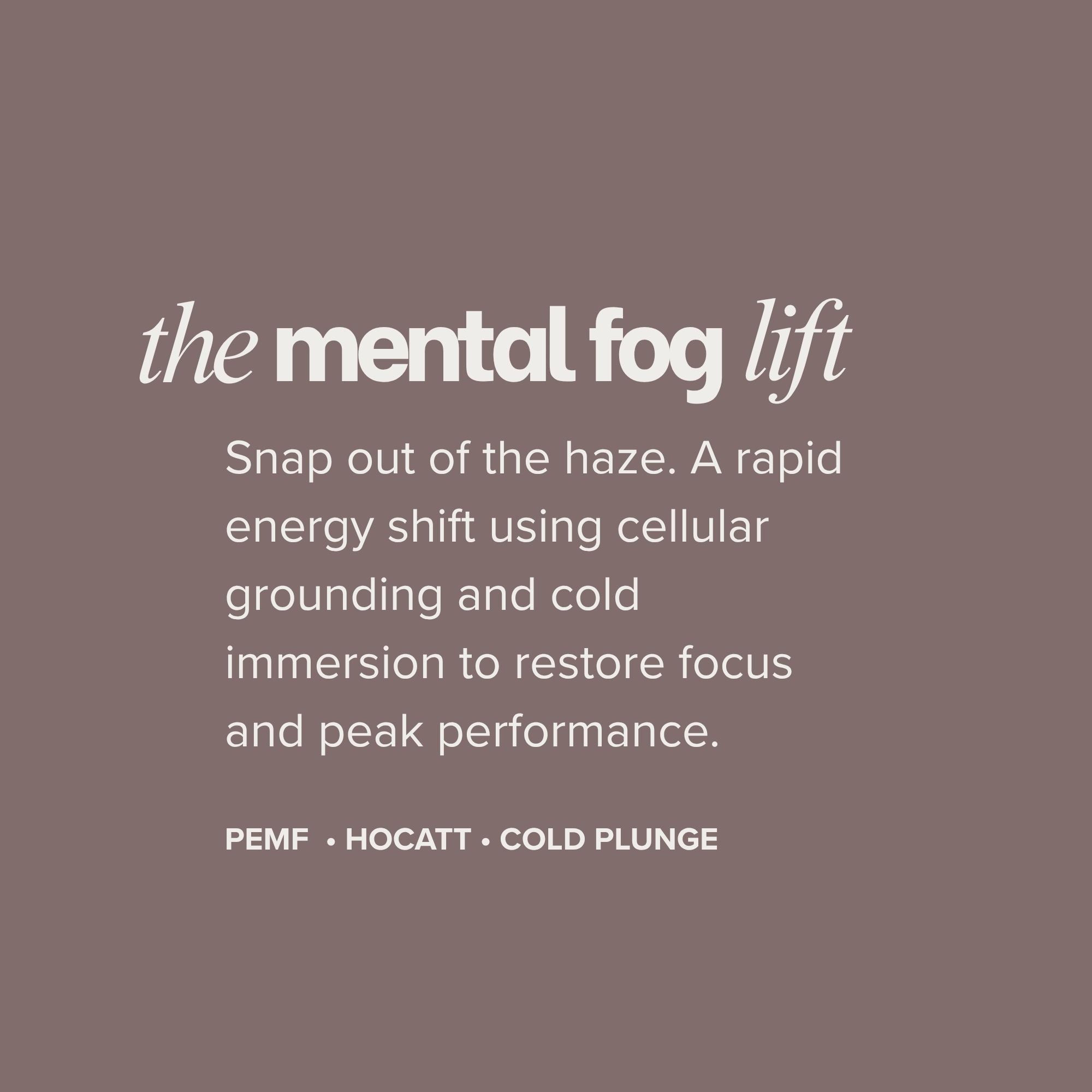 The Mental Fog Lift by RE·MEDĒ™