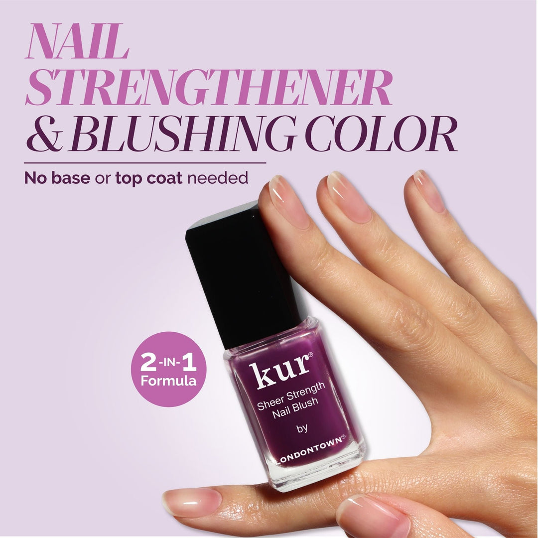 LONDONTOWN londontown-sheer-strength-nail-blush-concord-12ml gallery image 2