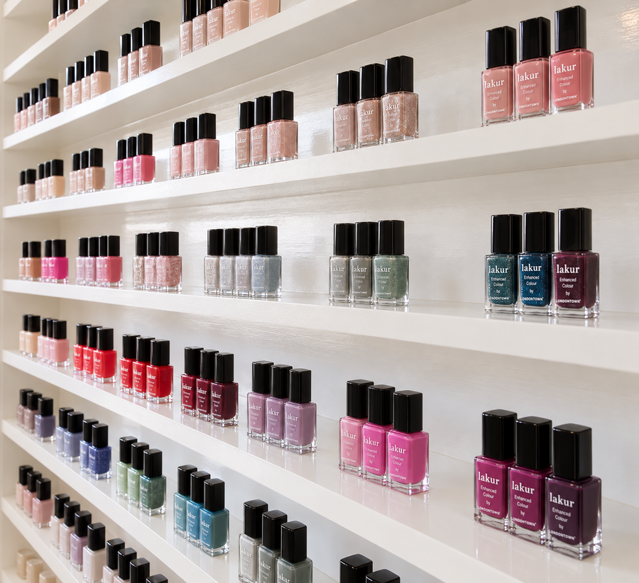 LONDONTOWN lakur nail polish display