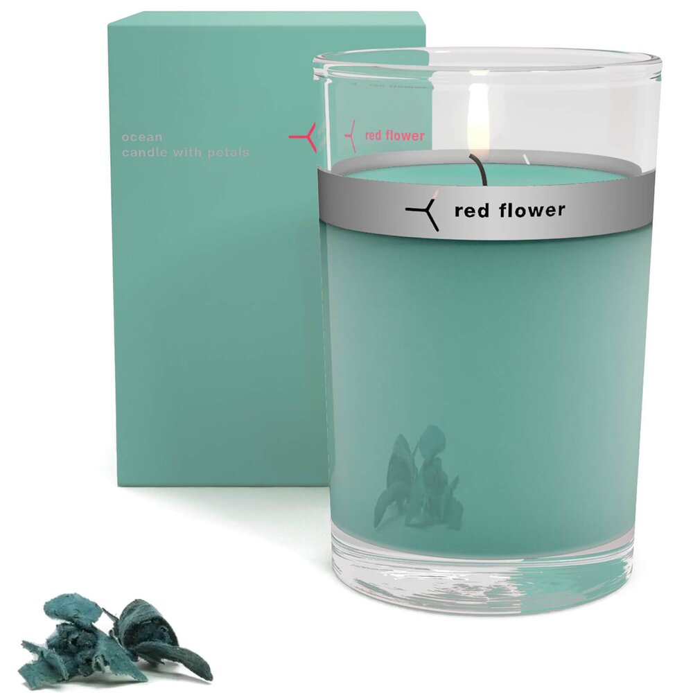 Wanderlust Petal Topped Candle